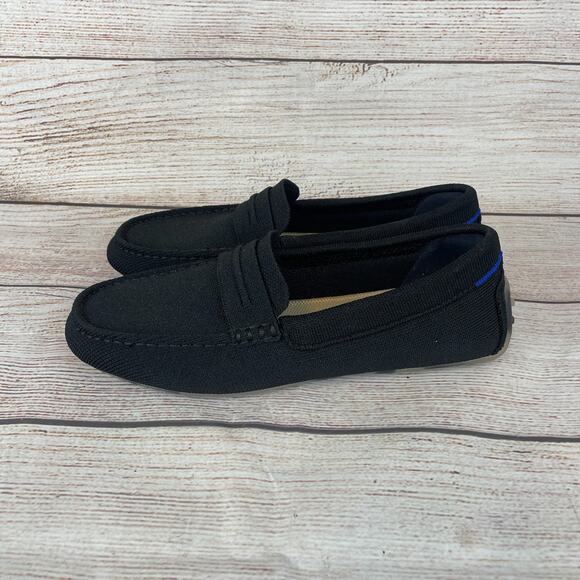 Rothy's The Driver Mens Sz 7.5 Loafers Black - Picture 7 of 10